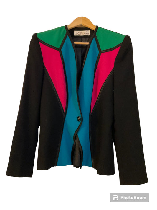 Vintage Color Block Blazer by Lilli Ann