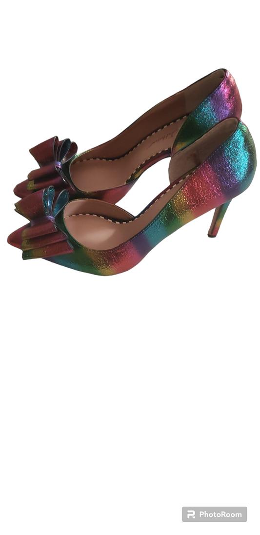 Betsey Johnson Rainbow pumps